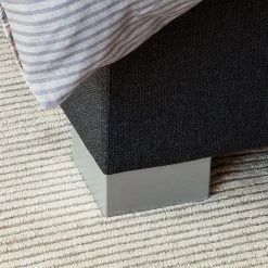 Fredriks Lit boxspring Ramona III - 140 x 200cm -Lits & literie Soldes boxspringbett ramona iii inklusive topper strukturstoff anthrazit 140 x 200cm 534098