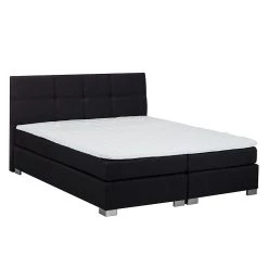 Fredriks Lit boxspring Ramona III - 140 x 200cm -Lits & literie Soldes boxspringbett ramona iii inklusive topper strukturstoff anthrazit 363672