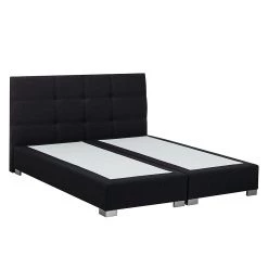 Fredriks Lit boxspring Ramona III - 140 x 200cm -Lits & literie Soldes boxspringbett ramona iii inklusive topper strukturstoff anthrazit 363674