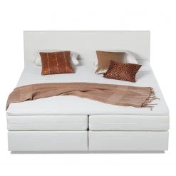 Fredriks Lit boxspring Ramona VI Imitation cuir - Blanc - 160 x 200cm -Lits & literie Soldes boxspringbett ramona vi 180 x 200cm weiss 3977100