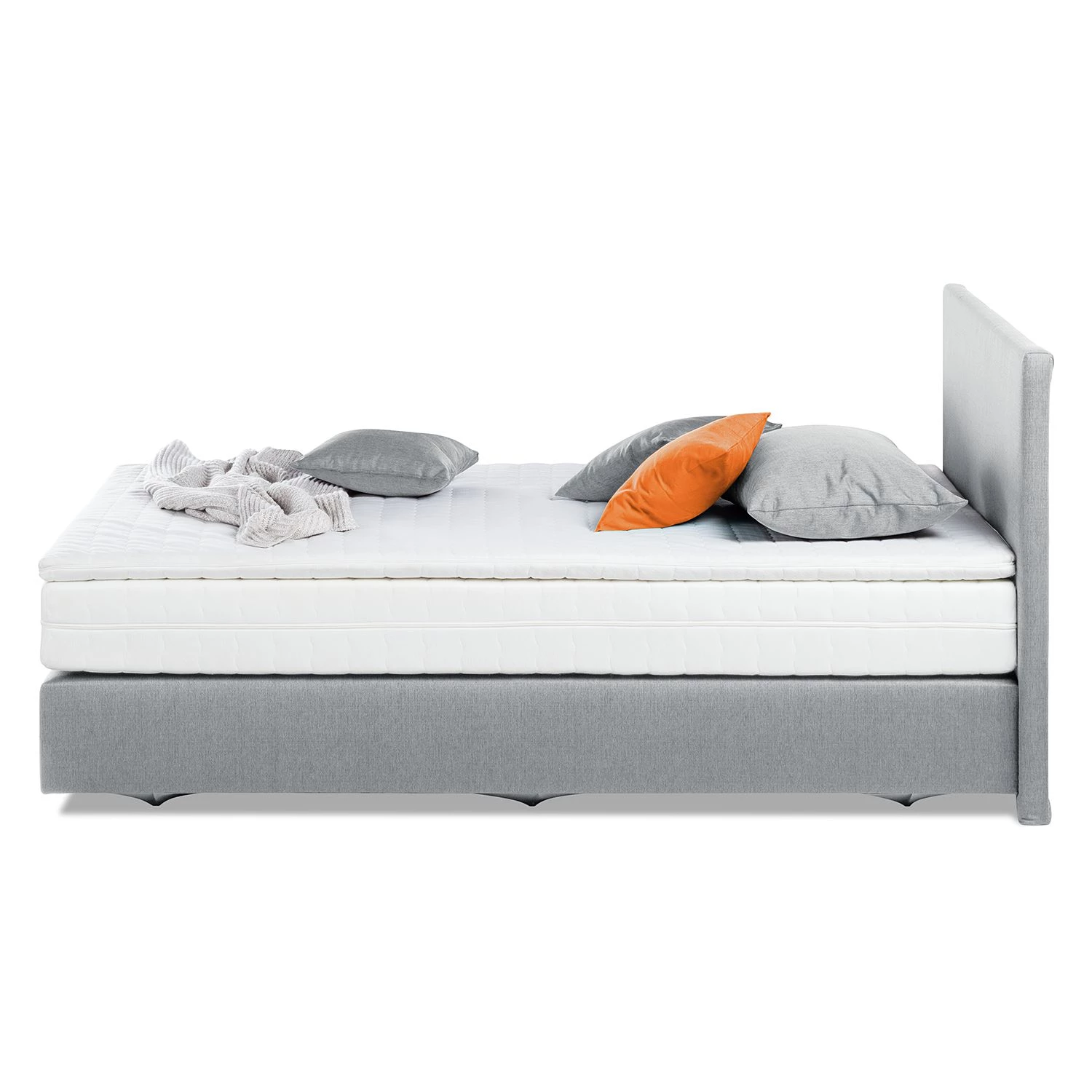 Fredriks Lit boxspring Ramona VII - Gris lumineux - 140 x 200cm 4 Fredriks Lit boxspring Ramona VII - Gris lumineux - 140 x 200cm – Image 4