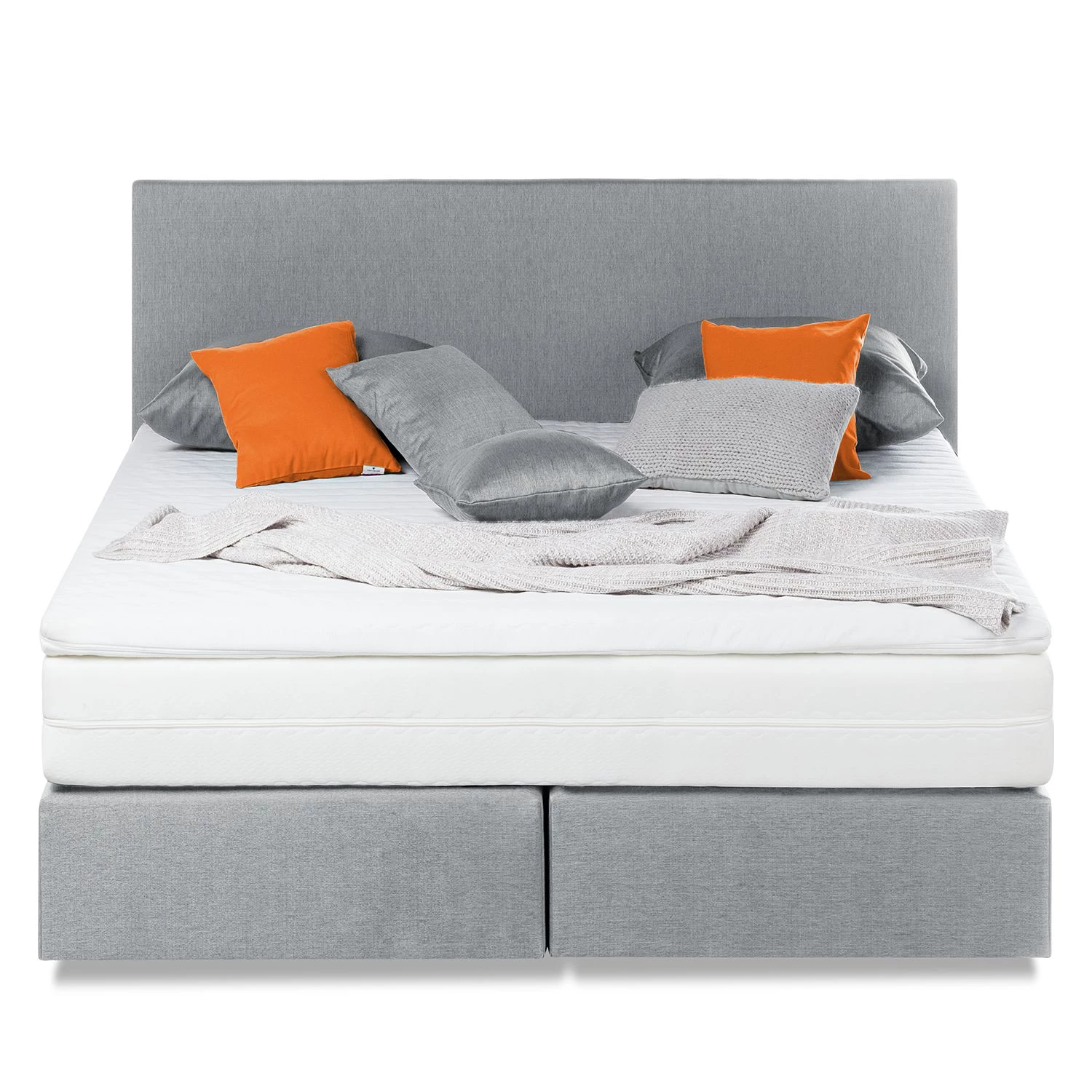 Fredriks Lit boxspring Ramona VII - Gris lumineux - 140 x 200cm 5 Fredriks Lit boxspring Ramona VII - Gris lumineux - 140 x 200cm – Image 5