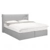 Tom Tailor Lit boxspring Soft Cloud - Tissu TUS : 19 light grey - 180 x 200cm - D2 souple
