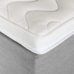 Mørteens Lit boxspring Mälby - Gris clair - 140 x 200cm -Lits & literie Soldes boxspringbett sorsele webstoff 3676461