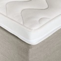 Mørteens Lit boxspring Mälby - Beige - 160 x 200cm -Lits & literie Soldes boxspringbett sorsele webstoff 3676509