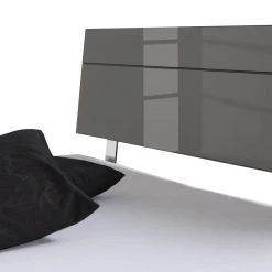 Neue Modular Lit double Perleto - Noir brillant - 160 x 200cm -Lits & literie Soldes doppelbett perleto hochglanz schwarz 413130