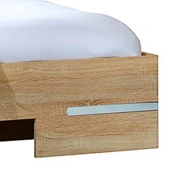 Wimex Lit futon Yukon - Chêne brut de sciage - 160 x 200 cm -Lits & literie Soldes futonbett yukon eiche saegerau 1386755