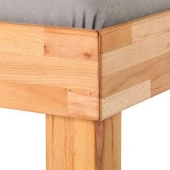 Ars Natura Lit en bois massif AresWOOD - Duramen de hêtre - 160 x 200cm - Avec tête de lit -Lits & literie Soldes liegeflaeche 140 x 200 cm 332647