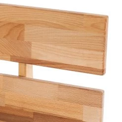 Ars Natura Lit en bois massif AresWOOD - Duramen de hêtre - 160 x 200cm - Avec tête de lit -Lits & literie Soldes liegeflaeche 140 x 200 cm 332648