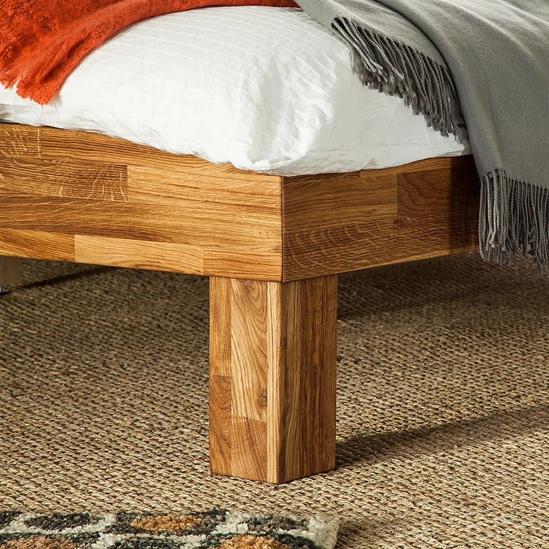 Ars Natura Lit en bois massif AresWOOD - Chêne - 180 x 200cm - Avec tête de lit 6 Ars Natura Lit en bois massif AresWOOD - Chêne - 180 x 200cm - Avec tête de lit – Image 6