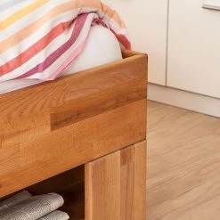 Ars Natura Lit EosWOOD (avec tiroirs) - Duramen de hêtre massif - 180 x 200cm -Lits & literie Soldes massivholzbett eoswood inklusive 4 bettkaesten kernbuche massiv 534132