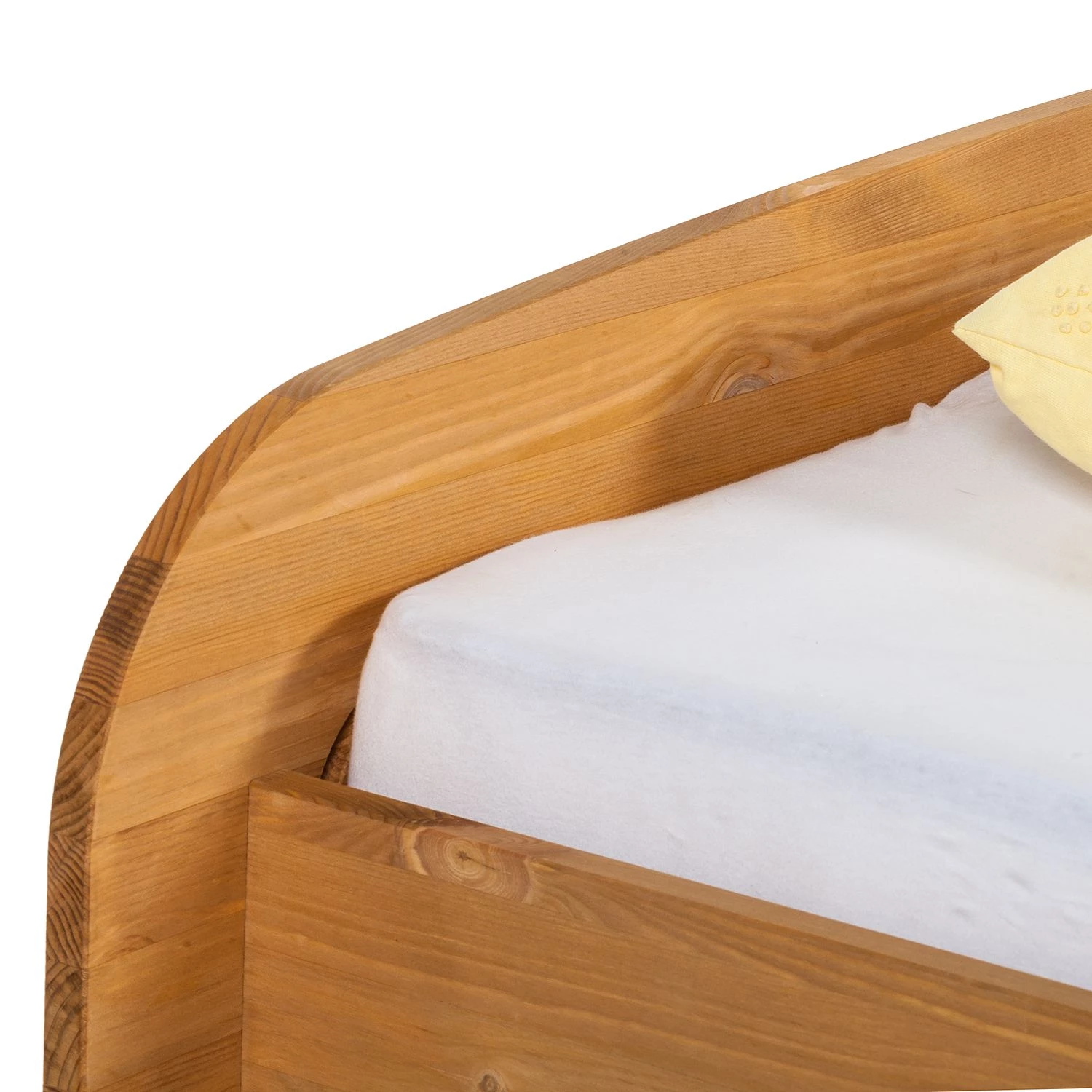 Ars Natura Lit en bois massif Fia - Epicéa naturel teinté & ciré - 140 x 200cm 6 Ars Natura Lit en bois massif Fia - Epicéa naturel teinté & ciré - 140 x 200cm – Image 6