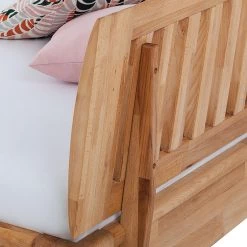 Ars Natura Lit en bois massif LayaWOOD - Duramen de hêtre - 140 x 200cm -Lits & literie Soldes massivholzbett layawood kernbuche massiv geoelt 140 x 200cm 1054462