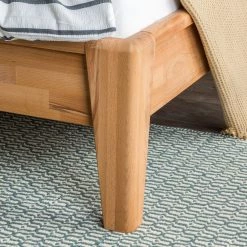 Ars Natura Lit en bois massif LayaWOOD - Duramen de hêtre - 140 x 200cm -Lits & literie Soldes massivholzbett layawood kernbuche massiv geoelt 140 x 200cm 3463465