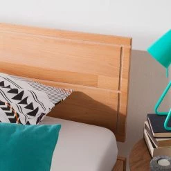 Ars Natura Lit en bois massif MaiaWOOD - 140 x 200cm -Lits & literie Soldes massivholzbett maiawood buche massiv 140 x 200cm 4238728
