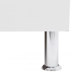 Meise.möbel Lit capitonné Anello - Blanc - 120 x 200cm -Lits & literie Soldes polsterbett anelllo kunstleder 100 x 200cm weiss 5161784