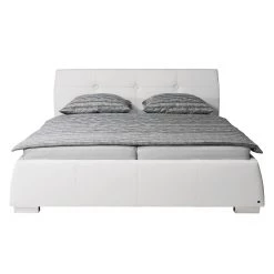 Tom Tailor Lit capitonné Classic Button - Cuir synthétique NTLO: 1 snow - 180 x 200cm - Sans matelas -Lits & literie Soldes polsterbett classic button kunstleder 180 x 200cm ohne matratze ohne matratze weiss 1008922