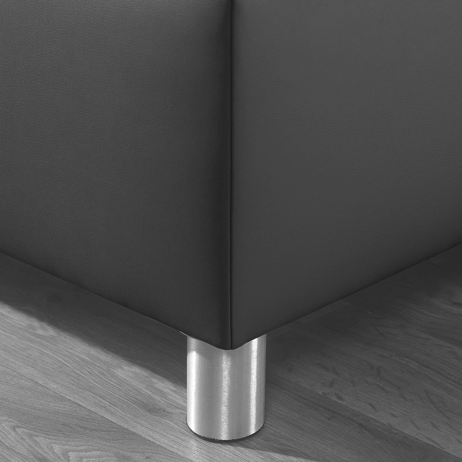 Loftscape Lit capitonné Jonsberg - Noir - 200 x 200cm 3 Loftscape Lit capitonné Jonsberg - Noir - 200 x 200cm – Image 3