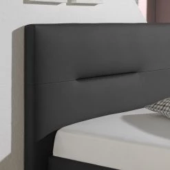 Loftscape Lit capitonné Jonsberg - Noir - 200 x 200cm 8 Loftscape Lit capitonné Jonsberg - Noir - 200 x 200cm -Lits & literie Soldes polsterbett jonsberg kunstleder 160 x 200cm schwarz 4302644