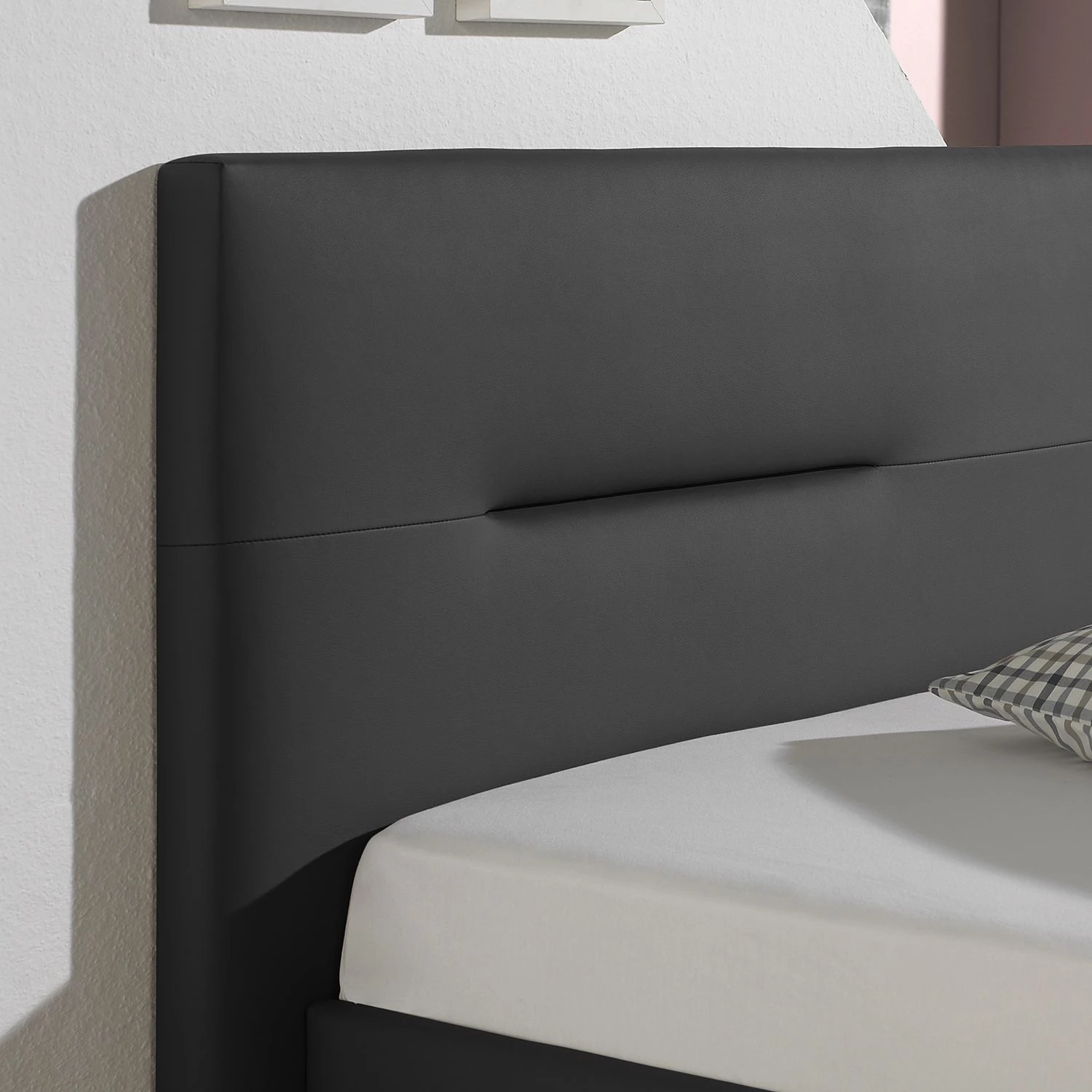 Loftscape Lit capitonné Jonsberg - Noir - 200 x 200cm 4 Loftscape Lit capitonné Jonsberg - Noir - 200 x 200cm – Image 4