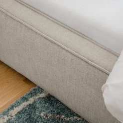 Lit capitonné Kinx - Tissu KINX : Beige - 180 x 200cm -Lits & literie Soldes polsterbett kinx webstoff 140 x 200cm beige 5112048