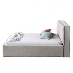Lit capitonné Kinx - Tissu KINX : Gris - 160 x 200cm 28 Lit capitonné Kinx - Tissu KINX : Gris - 160 x 200cm -Lits & literie Soldes polsterbett kinx webstoff 140 x 200cm hellgrau 5111224