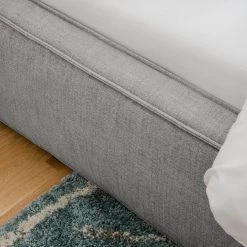 Lit capitonné Kinx - Tissu KINX : Gris - 160 x 200cm 34 Lit capitonné Kinx - Tissu KINX : Gris - 160 x 200cm -Lits & literie Soldes polsterbett kinx webstoff 140 x 200cm hellgrau 5111984