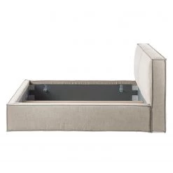 Lit capitonné Kinx - Tissu KINX : Beige - 180 x 200cm -Lits & literie Soldes polsterbett kinx webstoff 180 x 200cm beige 5097204