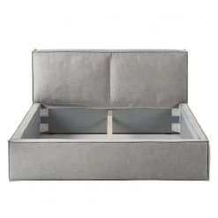 Lit capitonné Kinx - Tissu KINX : Gris - 160 x 200cm 27 Lit capitonné Kinx - Tissu KINX : Gris - 160 x 200cm -Lits & literie Soldes polsterbett kinx webstoff 180 x 200cm grau 5097104