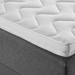 Lit capitonné KiYDOO IV - 140 x 200cm -Lits & literie Soldes polsterbett kiydoo ii inkl bettkasten webstoff grau 140 x 200cm 5117408