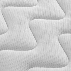 Lit capitonné KiYDOO V - Blanc - 180 x 200cm -Lits & literie Soldes polsterbett kiydoo v inkl bettkasten kunstleder 180 x 200cm weiss 5118100