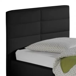 Loftscape Lit capitonné Parsberg II - Noir - 100 x 200cm -Lits & literie Soldes polsterbett parsberg ii kunstleder 100 x 200cm kein bettkasten schwarz 5155908