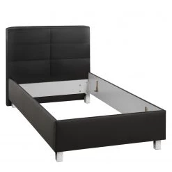 Loftscape Lit capitonné Parsberg II - Noir - 100 x 200cm -Lits & literie Soldes polsterbett parsberg ii kunstleder 100 x 200cm kein bettkasten schwarz 5168064