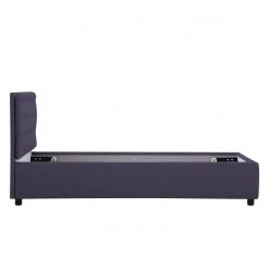Fredriks Lit rembourré Sala - Tissu Linea : Violet - 140 x 200cm -Lits & literie Soldes polsterbett sala 140 x 200cm violett 3886224