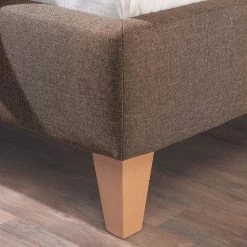 Mørteens Lit capitonné Stensborg - Marron - 200 x 200cm - Sans sommier & matelas -Lits & literie Soldes polsterbett stensborg strukturstoff 160 x 200cm braun 4237740