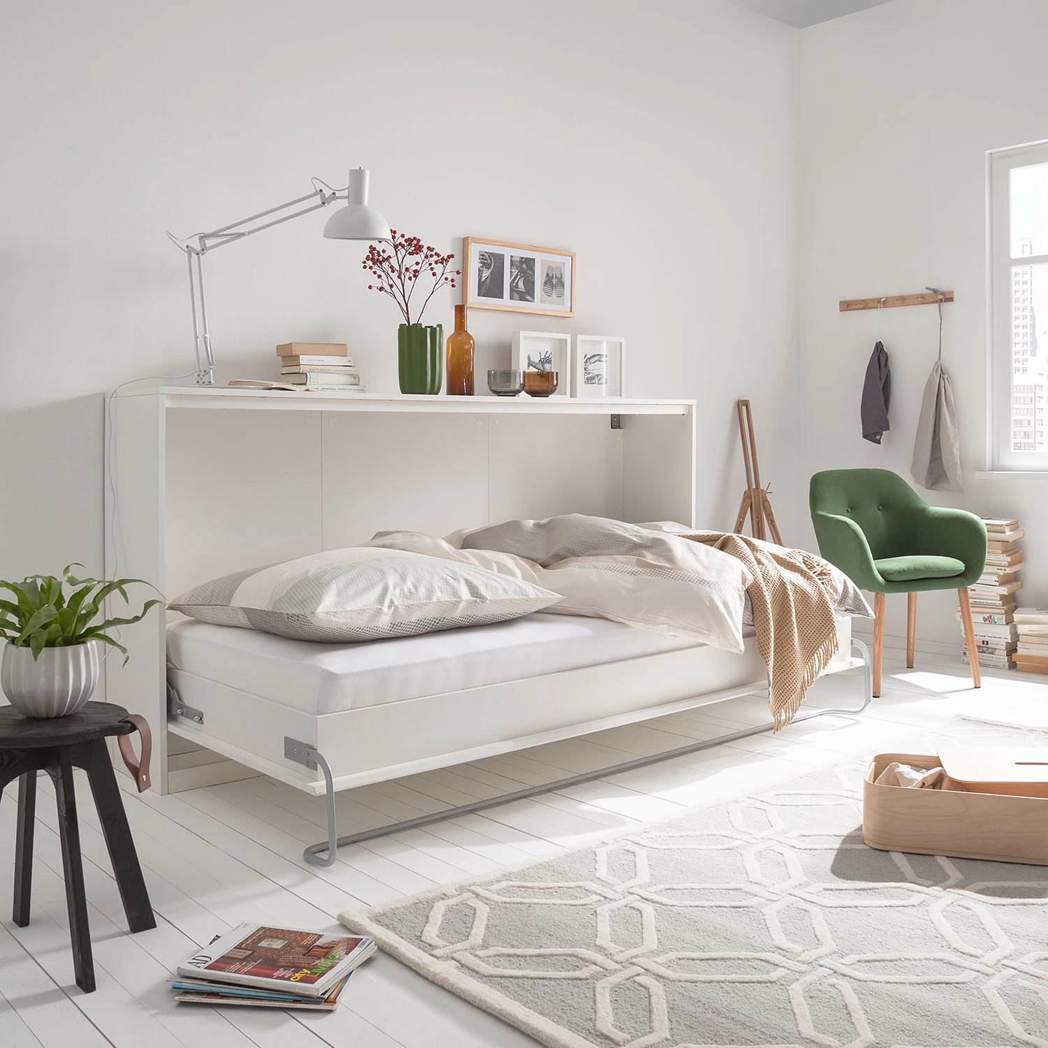 Fredriks Lit escamotable KiYDOO smart - Blanc - 90 x 200cm - Sans matelas 9 Fredriks Lit escamotable KiYDOO smart - Blanc - 90 x 200cm - Sans matelas – Image 9